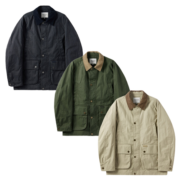 브롬톤  그린포드 칼라 컬러 블록 필드 자켓 P251UJK401