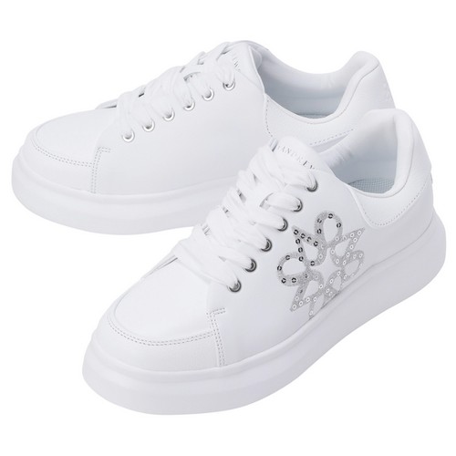 세인트앤드류스  스팽글 별 심볼 논스파이크 골프화 821E1SE052_WH