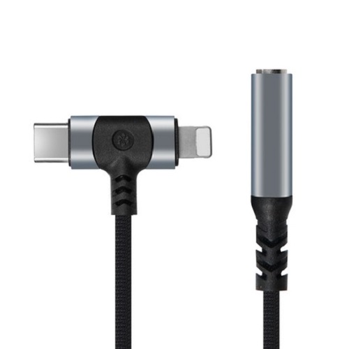 라이트컴 Coms IH862 3.5mm to Type C + 라이트닝 8핀 젠더