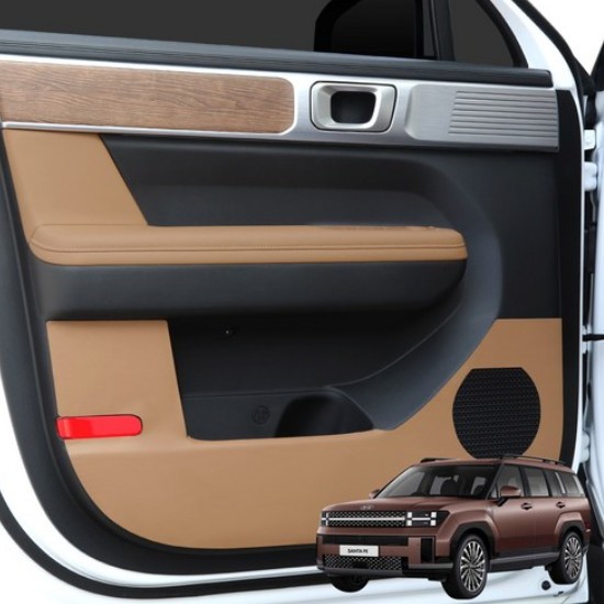 루젠  가죽 도어커버 현대 디 올 뉴 싼타페 MX5 전용