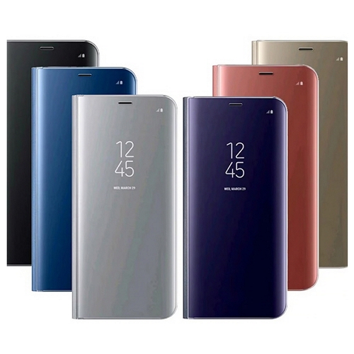 수나르  갤럭시A56 정품스타일 스탠딩 미러플립 케이스