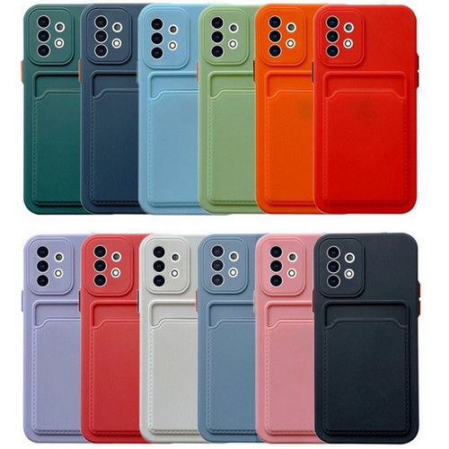 수나르  갤럭시A56 캔디컬러 카드슬롯 실리콘 케이스