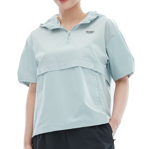 스케쳐스  우븐 반팔 아노락 SL3WTCFM012