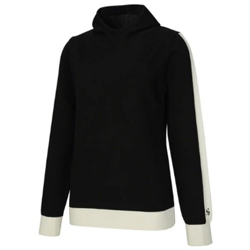 세바스찬  컬러 배색 후드 긴팔 니트 2369