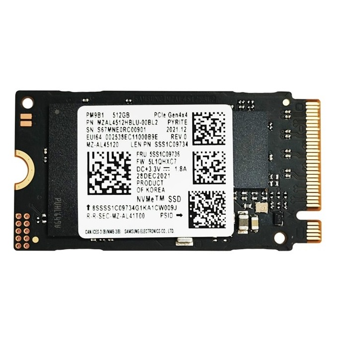 삼성전자  PM9B1 M.2 2242 NVMe 병행수입