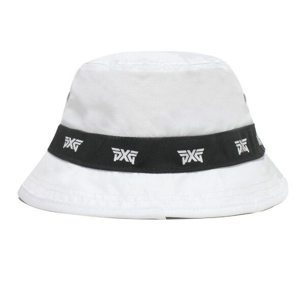 PXG  로고 리피트 골프 버킷햇 모자 화이트 BH100-WH