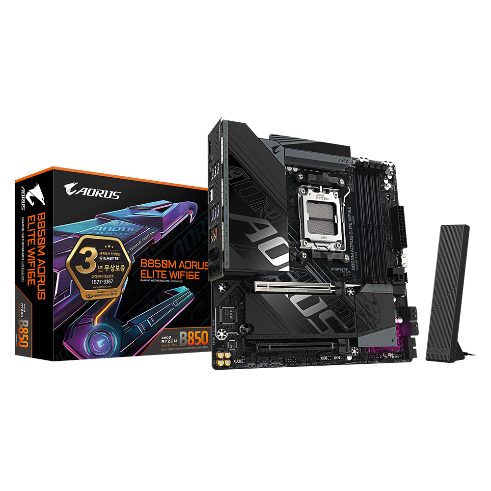 GIGABYTE  B850M AORUS ELITE WIFI6E 제이씨현