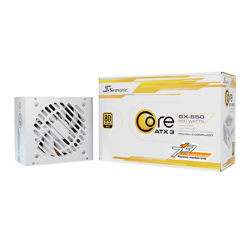 시소닉  CORE V2 GX-850 GOLD 풀모듈러 ATX3.1 화이트