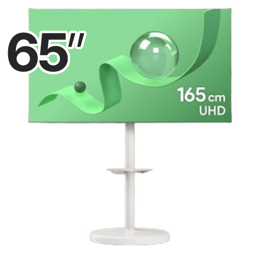 더함 우버 AMG 스마트 65 QLED 120HZ 돌비 AI 구글5.0 이동형 패키지