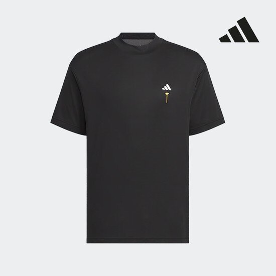 아디다스 아디다스골프 히트레디 모크넥 반팔 티셔츠 JF4584