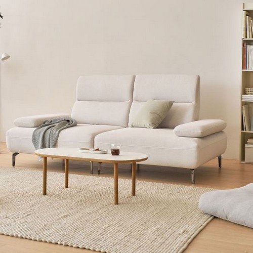 눕 스테이 스윙기능 이지케어 패브릭 소파 3인용