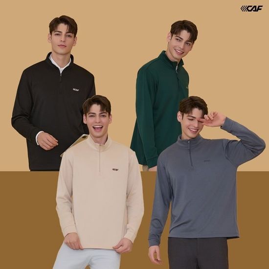 르까프 남성 데일리 하프집업 4종세트