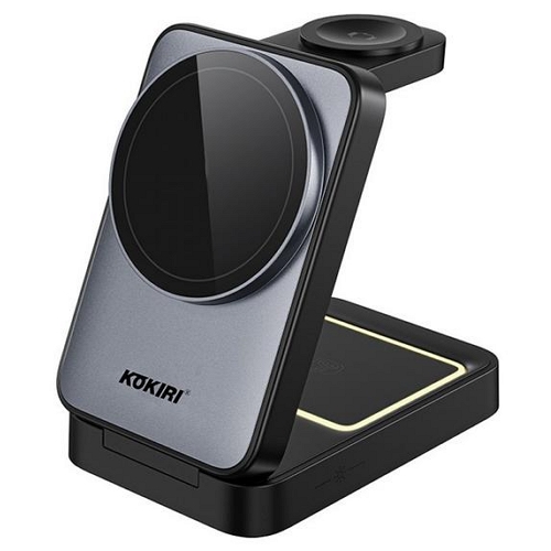 크리츠  코끼리 폴딩 맥세이프 3in1 무선충전기 KW-M3in1P01