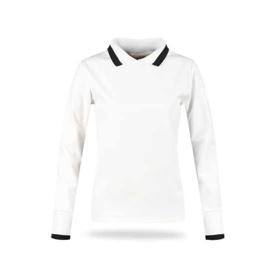 럭스골프  티오프 카라 배색 긴팔 셔츠 TO4S606W