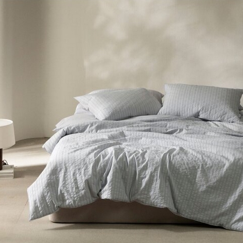 조선호텔 뮤즈 블루 차렵이불