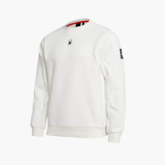 스파이더  유로스포츠 기모 맨투맨 티셔츠 SPHWCNRL221U-WHT