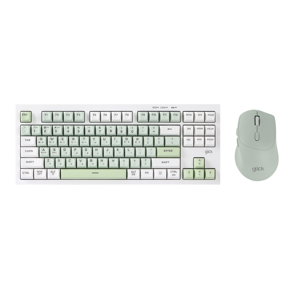 지클릭커  OFFICEPRO WMK50 사일런스 M 87 무선 키보드 마우스 세트
