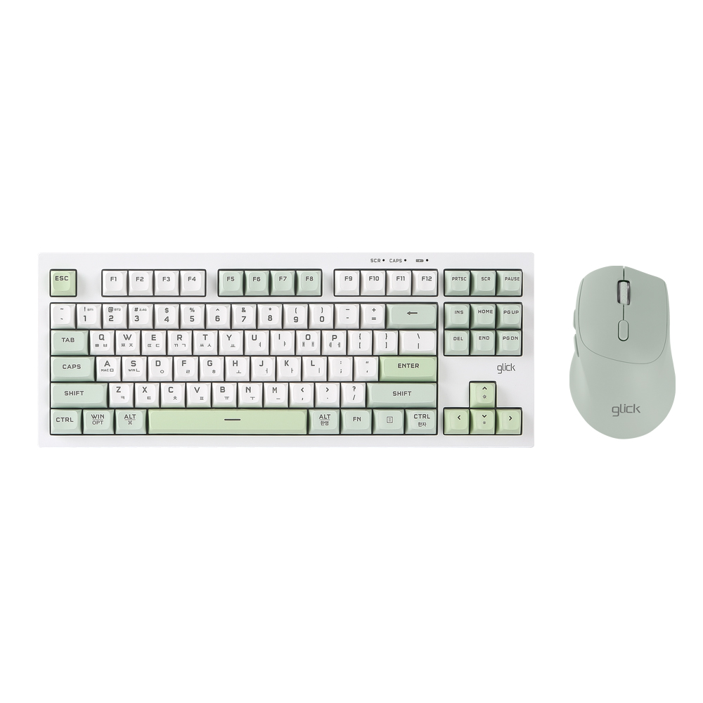 지클릭커  OFFICEPRO WMK50 사일런스 M 87 무선 키보드 마우스 세트