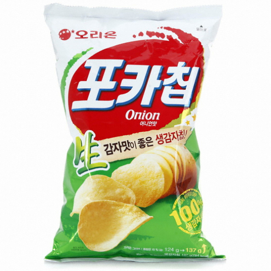 오리온  포카칩 양파맛 137g