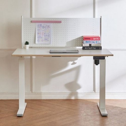 롱코 싱글모터 직각 커브홀 모션 스탠딩 책상