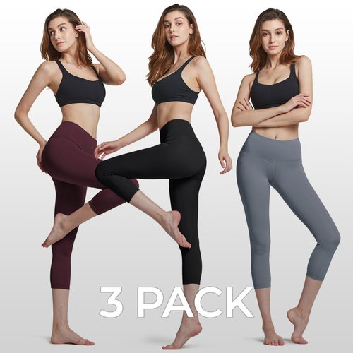요가 하이웨이스트 8부바지 3팩 AO-YCP35