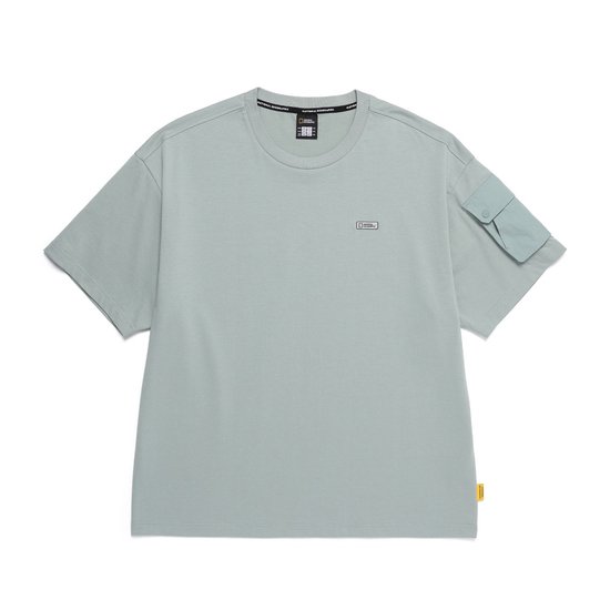 내셔널지오그래픽 NRN 소매 포켓 반팔 티셔츠 N252MTS910