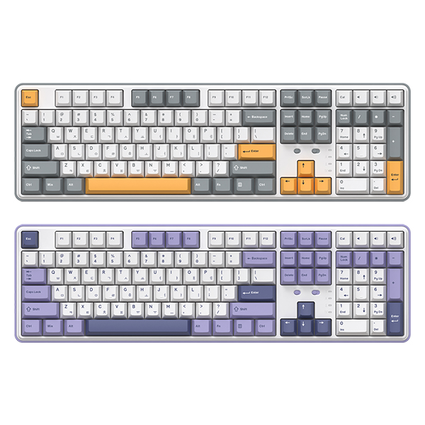 COX  C108 유무선 기계식 화이트 그레이