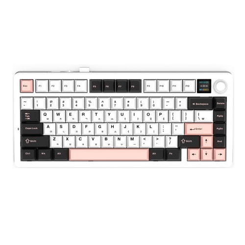 AULA  F75 MAX 유무선 기계식 올리비아 화이트