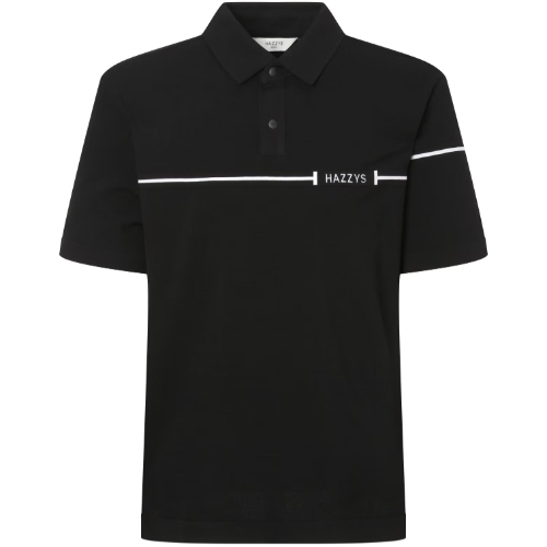 LF 헤지스골프 반팔 카라 니트 HUSW5B311BK