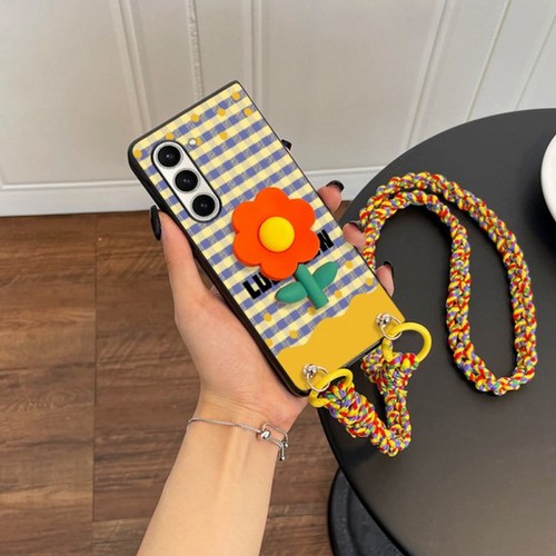 갤럭시Z 폴드 스페셜 에디션 플라워 스마트톡 롱스트랩 케이스