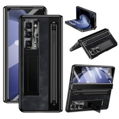 갤럭시Z 폴드 스페셜 에디션 빈티지 스프링 힌지 히든 거치대 케이스