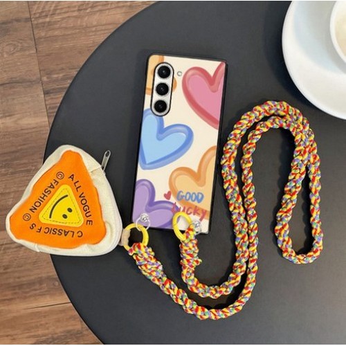 갤럭시Z 폴드 스페셜 에디션 동전지갑 어깨끈 하트 케이스