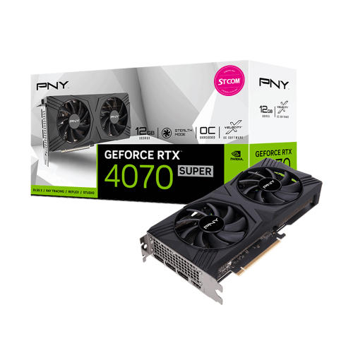 PNY  지포스 RTX 4070 SUPER VERTO OC D6X 12GB DF STCOM