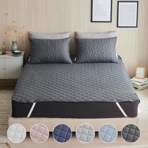 혜윰 먼지없는 에센스 항균 누빔 밴딩 침대패드