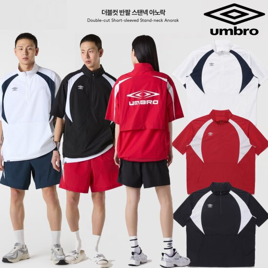 엄브로 더블컷 반팔 스탠넥 아노락 UQ221SWT54