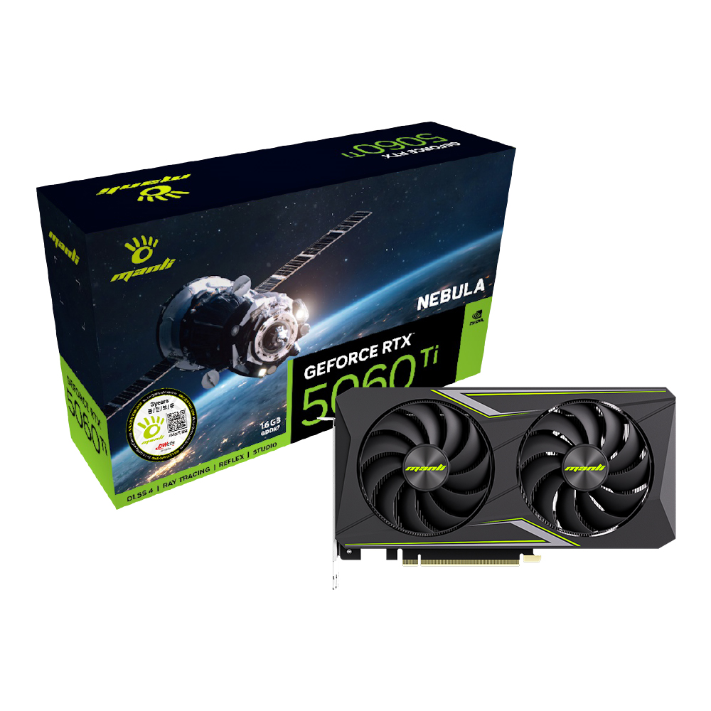 Manli  지포스 RTX 5060 Ti Nebula D7 16GB 대원씨티에스