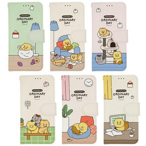 아이콘스 카카오프렌즈 갤럭시A32 춘식이 오디너리데이 다이어리 케이스