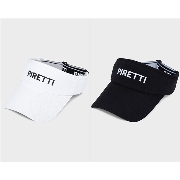 피레티  불박로고챙 밴딩 바이저 블랙 TMP25C05Z1