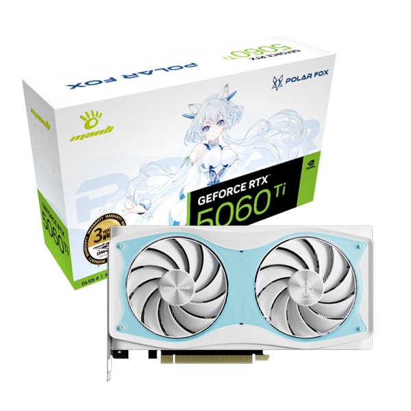 Manli  지포스 RTX 5060 Ti Polar Fox OC D7 16GB 인텍앤컴퍼니