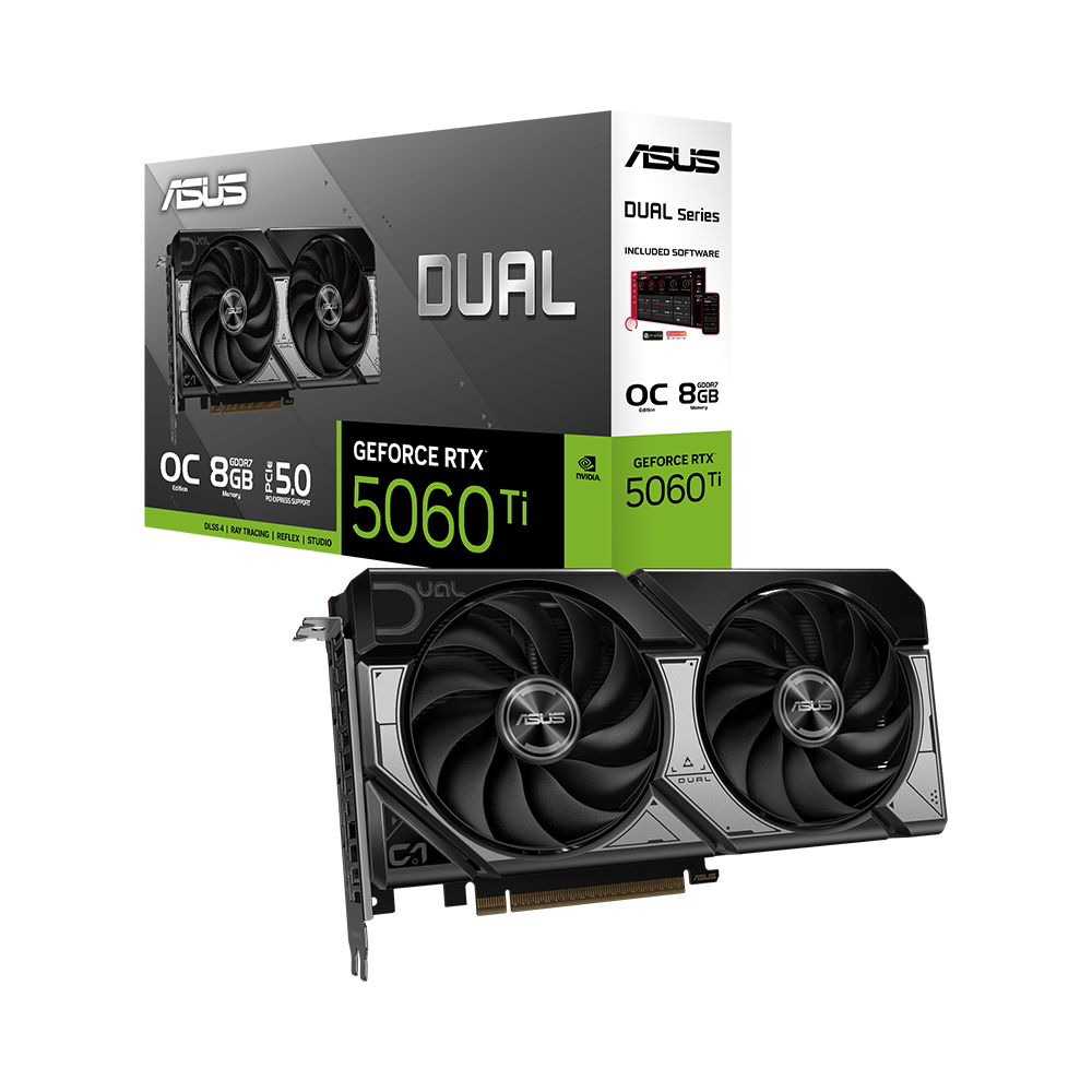 ASUS DUAL 지포스 RTX 5060 TI OC D7 8GB 인텍앤컴퍼니