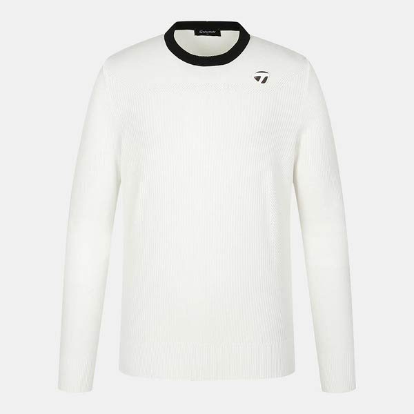 테일러메이드  퍼포먼스 라운드 풀오버 니트 TMSRO1121-100