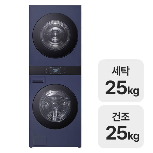 LG전자 트롬 AI 오브제컬렉션 워시타워 WA2525YYHF