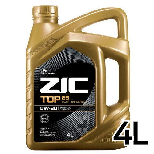 SK엔무브 ZIC 탑 ES 0W20 4L