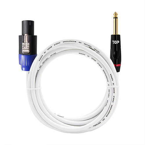 HDTOP  스피콘 to 5.5 모노 화이트 케이블