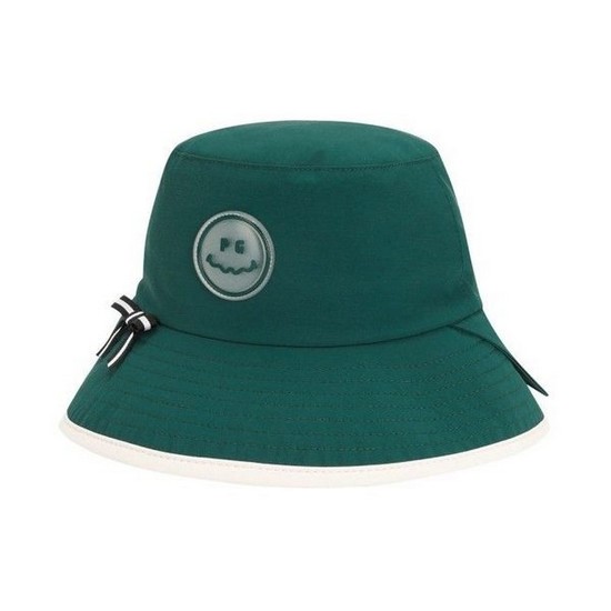 크리스패션 파리게이츠 스마일 언발 캡 버킷햇 521E1CP007_GN