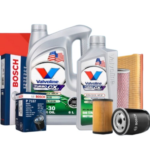 발보린  터보 CX7 SP 5W30 6L + 보쉬필터 기아 카니발KA4 디젤
