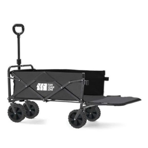 a83 확장형 고강도 캠핑 웨건 블랙 M