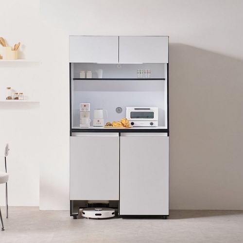 아이앤 프레아 광폭 LED 로봇청소기 수납장 1000