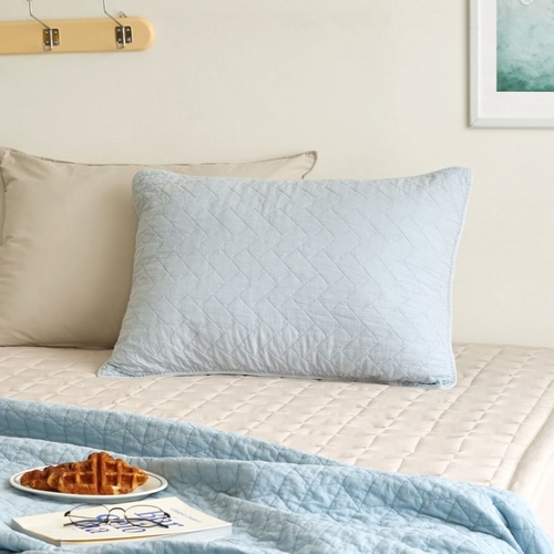 모던하우스 ON 피그먼트 블루 베개커버