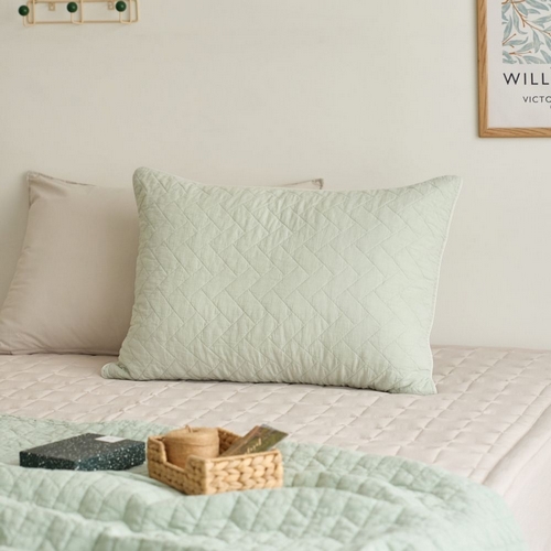 모던하우스 ON 피그먼트 민트 베개커버